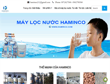 Tablet Screenshot of haminco.com